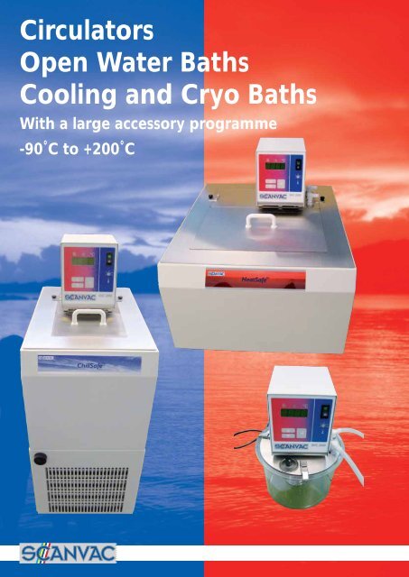 Circulators Open Water Baths Cooling and Cryo Baths