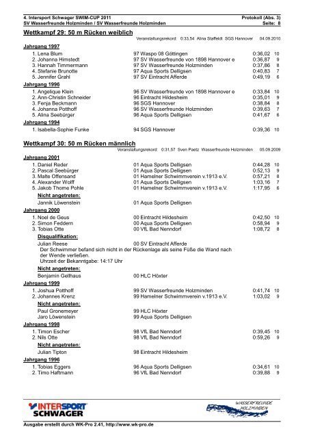 Protokoll Abschnitt 1