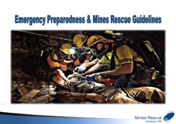 emergency preparedness and mines rescue guidelines - CORESafety