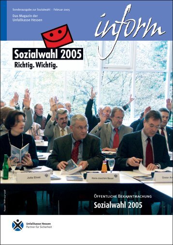 Sozialwahl 2005 - Unfallkasse Hessen