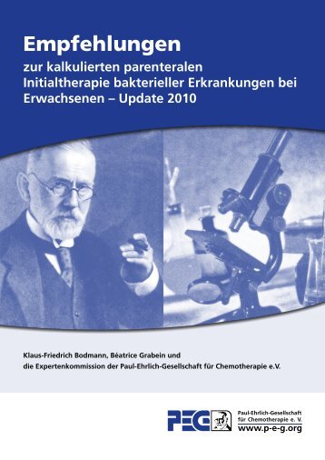 Empfehlungen zur kalkulierten parenteralen Initialtherapie ...