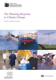 The Planning Response to Climate Change