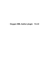 Oxygen XML Author plugin 13.2.0