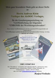 Herrn Andreas Klein Verleger des AirDOC-Verlages,