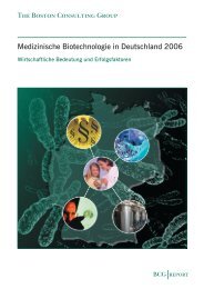 Medizinische Biotechnologie in Deutschland 2006