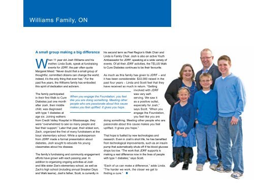 Annual Report 2010 - JDRF Canada