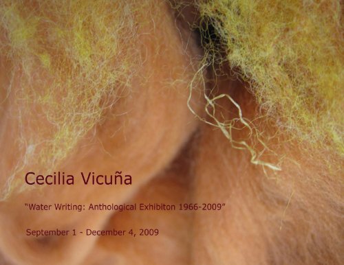 Water Writing: Anthological Exhibition 1966 - 2009 - Rutgers ...