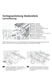 Verlegeanleitung Bodendiele - tuj.de