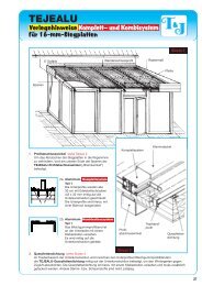 TEJEALU Verlegehinweise Komplett— und Kombisystem für ... - tuj.de