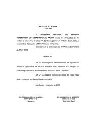 RESOLUÃÃO NÂº 1729 15.07.2008 O CONSELHO ... - CRMV-SP