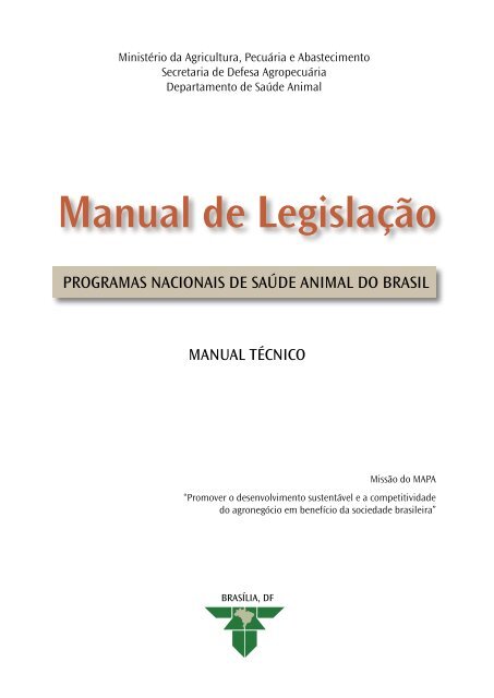 Programas Nacionais de SaÃºde Animal do Brasil - CRMV-SP