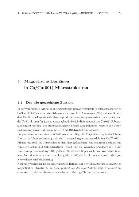 Untersuchung mikromagnetischer Strukturen in dünnen Schichten