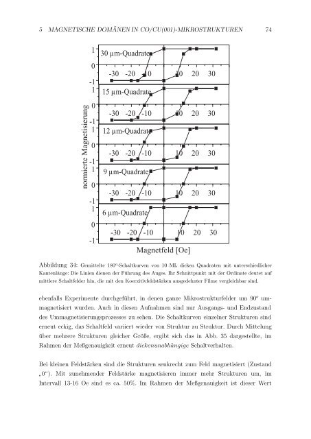 Untersuchung mikromagnetischer Strukturen in dünnen Schichten