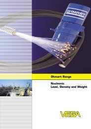 Ohmart Range Nucleonic Level, Density and ... - VEGA Control Ltd