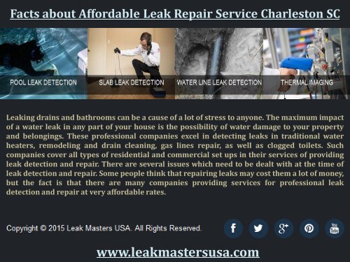 Pool Leak Detection South Carolina