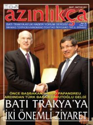 MART - ΜΑΡΤΙΟΣ 2011 Azınlıkça 1