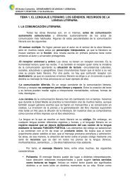 tema 1.el lenguaje literario - BitÃ¡cora del Departamento de Lengua ...