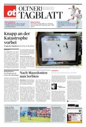 E-Paper-Ausgabe_Oltner Tagblatt_Montag, 24 August 2015