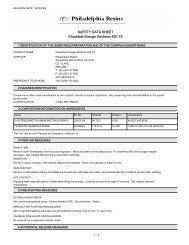 SAFETY DATA SHEET Chockfast Orange Hardener 620 TS