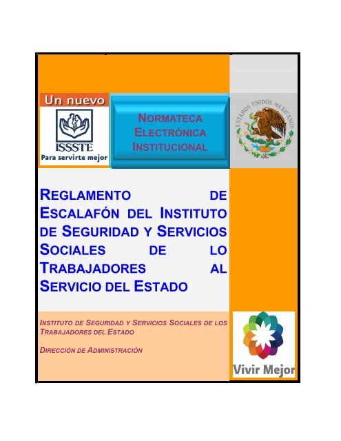 reglamento de escalafÃ³n del instituto de seguridad y servicios