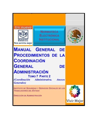 manual general de procedimientos de la coordinaciÃ³n ... - Issste