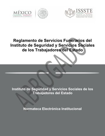 REGLAMENTO DE SERVICIOS FUNERARIOS REGLAMENTO DE ...