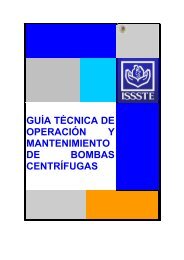 GUÍA TÉCNICA DE OPERACIÓN Y MANTENIMIENTO DE BOMBAS CENTRÍFUGAS