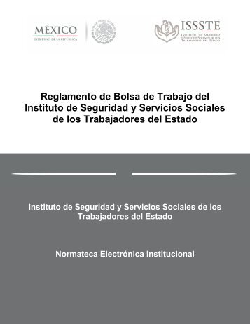 Reglamento de Bolsa de Trabajo del Instituto de Seguridad y ...