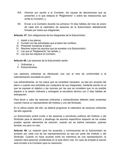 Reglamento de Bolsa de Trabajo del Instituto de Seguridad y ...