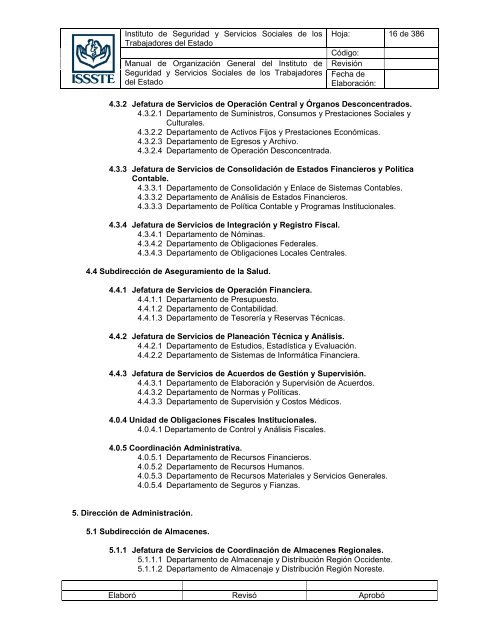 Manual de OrganizaciÃ³n General del Instituto de Seguridad y ...