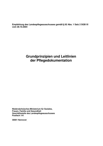 der Pflegedokumentation