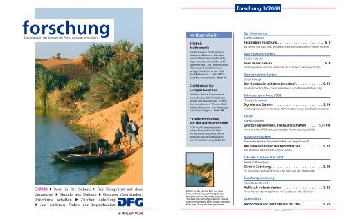 forschung - Ausgabe 3/2008 - DFG