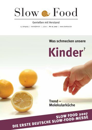 Trend - Slow Food Deutschland eV