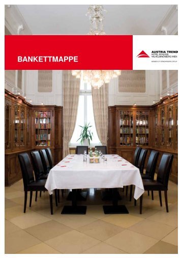 BANKETTMAPPE - Austria Trend Hotels & Resorts