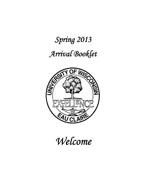 2013 Spring 071212Ra.pub - University Of Wisconsin-Eau Claire
