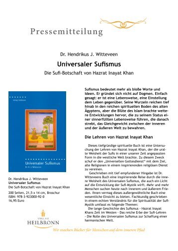 Universaler Sufismus - Pressemitteilung