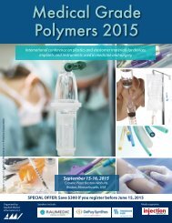 Medical Grade Polymers 2015