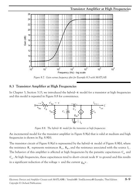 Electronic Devices and Amplifier Circuits