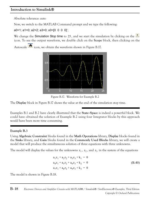 Electronic Devices and Amplifier Circuits