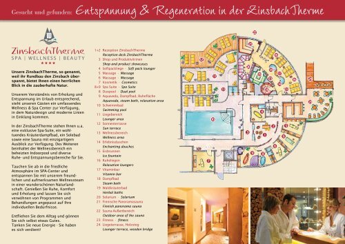 Preise und Arrangements, Kosmetikund Wellnessbehandlungen 2015