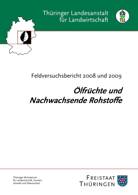 Ölfrüchte und Nachwachsende Rohstoffe - TLL