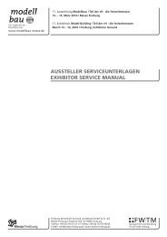 Aussteller serviceunterlAgen exhibitor service MAnuAl - FWTM