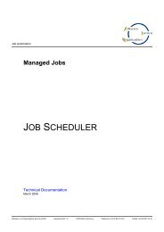 Job Scheduler Managed Jobs - Technical Documentation - SOS-Berlin