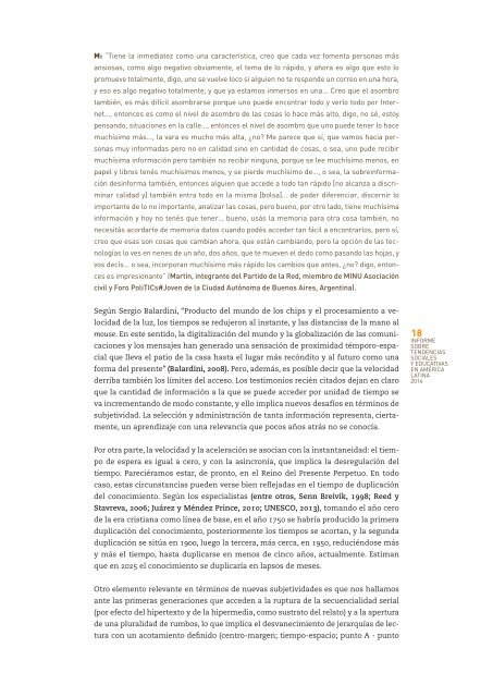 INFORME SOBRE TENDENCIAS SOCIALES Y EDUCATIVAS EN AMÉRICA LATINA 2014