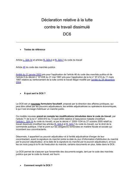 D claration Relative La Lutte Contre Le Travail Dissimul DC6 d-claration-relative-la-lutte-contre-le-travail-dissimul-dc6