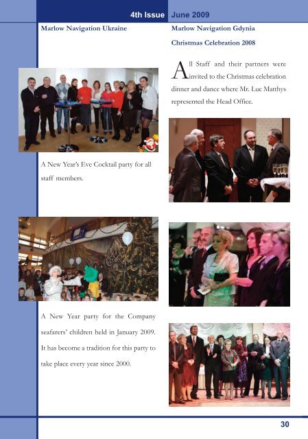 MARLOW NEWSLETTER - Marlow Navigation