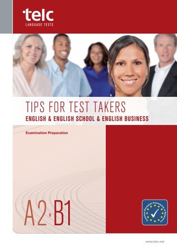 Tips for Test Takers A2-B1 (PDF, 1 - telc GmbH