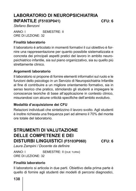 Guida magistrali 2013-2014 - Psicologia - UniversitÃ  degli Studi di ...