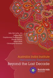 Beyond the Lost Decade - Australia India Institute - University of ...