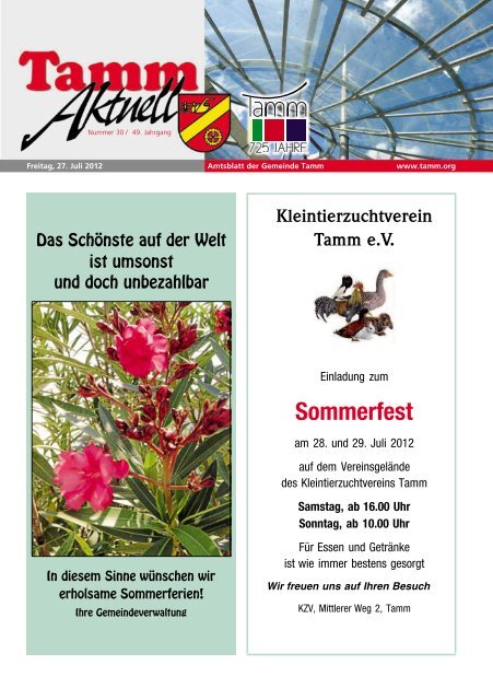 Sommerfest - Tamm